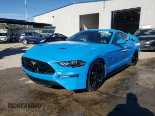 2022 Ford Mustang GT with VIN 1FA6P8CF3N5136501, listed as a Copart auction lot 66302362 with 3,277 mi miles. Bid and sale history available at carsss.com. Image 2.