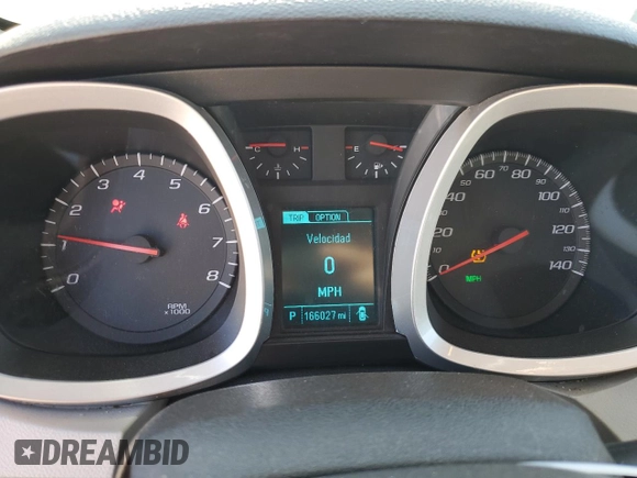 2015 Chevrolet Equinox LT with VIN 2GNFLFE35F6270114, listed as a Copart auction lot 57382584 with 166,027 mi miles and Salvage Title. Bid and sale history available at DreamBid. Image 9.