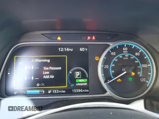 2022 Nissan LEAF SV Plus with VIN 1N4BZ1CV8NC564082, listed as a Copart auction lot 49554945 with 15,394 mi miles and Salvage title. Bid and sale history available at DreamBid. Image 9.