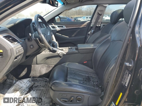 2015 Hyundai Genesis 3.8L with VIN KMHGN4JE7FU084770, listed as a Copart auction lot 50250765 with Not Provided miles and Salvage Title. Bid and sale history available at DreamBid. Image 7.