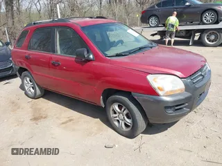 2006 Kia Sportage LX with VIN KNDJF723567261904, listed as a IAAI auction lot 41920408 with 192,249 mi miles and . Bid and sale history available at carsss.com. Image 1.
