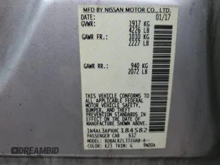 2017 Nissan Altima SL с VIN 1N4AL3APXHC184582, выставлен на аукционе Copart как лот 62829035 с пробегом 137 082 миль миль и Списание • Salvage title. История ставок и продаж доступна на DreamBid. Изображение 14.