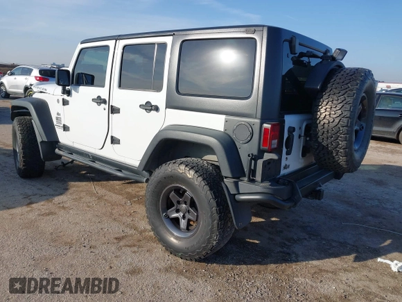 2013 Jeep Wrangler Unlimited Rubicon with VIN 1C4BJWFG0DL529739, listed as a IAAI auction lot 41587047 with 93,116 mi miles. Bid and sale history available at carsss.com. Image 3.