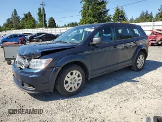2015 Dodge Journey SE z VIN 3C4PDCAB8FT553477, wystawiony jako Copart lot #58097985 z przebiegiem 145 570 mil mil oraz Szkoda całkowita • Salvage title. Historia ofert i sprzedaży dostępna na DreamBid. Obrazek 1.