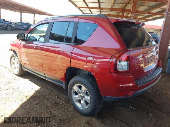 2015 Jeep Compass Sport with VIN 1C4NJCBA8FD413229, listed as a IAAI auction lot 41873161 with 72,976 mi miles. Bid and sale history available at carsss.com. Image 3.