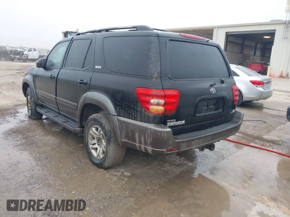 2003 Toyota Sequoia SR5 with VIN 5TDZT34A63S153440, listed as a IAAI auction lot 41928838 with 263,995 mi miles. Bid and sale history available at carsss.com. Image 3.