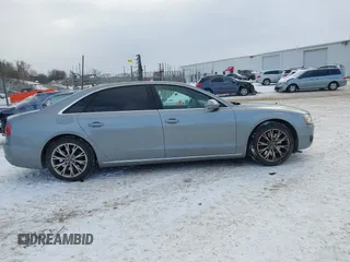 2012 Audi A8 with VIN WAURVAFD8CN017206, listed as a IAAI auction lot 41626707 with 138,922 mi miles and . Bid and sale history available at DreamBid. Image 13.