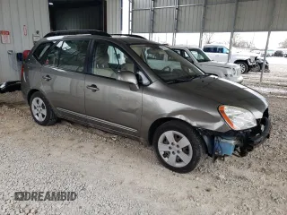 2009 Kia Rondo LX with VIN KNAFG526297252855, listed as a Copart auction lot 84956504 with 83,351 mi miles and Salvage Title. Bid and sale history available at carsss.com. Image 4.