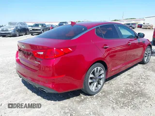 2015 Kia Optima SX with VIN 5XXGR4A76FG514014, listed as a IAAI auction lot 41980954 with 114,400 mi miles and . Bid and sale history available at carsss.com. Image 4.