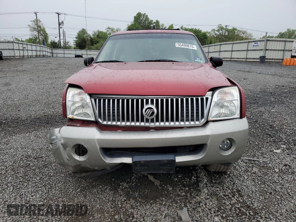 2002 Mercury Mountaineer z VIN 4M2ZU86W82UJ34069, wystawiony jako Copart lot #55499815 z przebiegiem 157 492 mil mil oraz Szkody całkowita. Historia ofert i sprzedaży dostępna na DreamBid. Obrazek 5.
