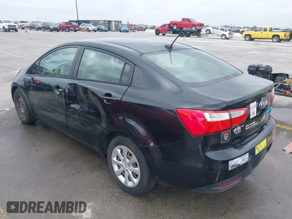 2015 Kia Rio LX with VIN KNADM4A39F6440291, listed as a IAAI auction lot 41532881 with 97,238 mi miles. Bid and sale history available at carsss.com. Image 3.