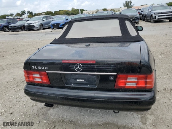2000 Mercedes-Benz SL-Class with VIN WDBFA68F1YF188392, listed as a Copart auction lot 47620045 with 51,679 mi miles and Clean Title. Bid and sale history available at carsss.com. Image 6.
