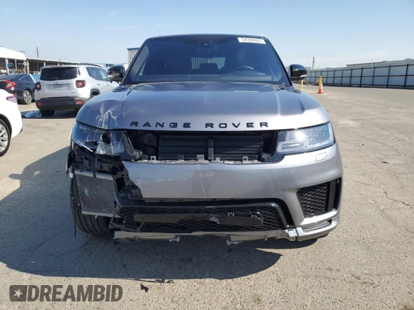 2021 Land Rover Range Rover Sport HSE Dynamic with VIN SALWR2SE2MA770665, listed as a Copart auction lot 54394605 with 27,284 mi miles and Salvage title. Bid and sale history available at DreamBid. Image 5.