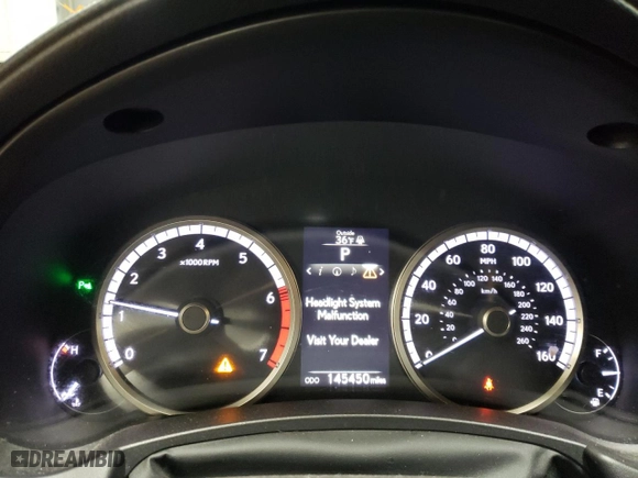 2015 Lexus NX 200t with VIN JTJBARBZ7F2012808, listed as a Copart auction lot 83439894 with 145,450 mi miles and Salvage Title. Bid and sale history available at carsss.com. Image 9.