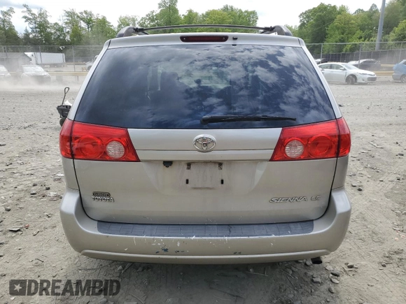 2010 Toyota Sienna CE with VIN 5TDKK4CC1AS294569, listed as a Copart auction lot 55043215 with 158,651 mi miles and Clean Title. Bid and sale history available at DreamBid. Image 6.