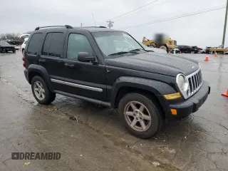 2005 Jeep Liberty Limited with VIN 1J4GK58K95W652061, listed as a Copart auction lot 43195585 with 150,181 mi miles and Salvage Title. Bid and sale history available at carsss.com. Image 4.