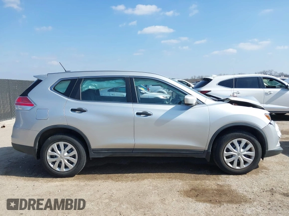 2016 Nissan Rogue SV with VIN KNMAT2MV6GP606255, listed as a IAAI auction lot 41523381 with Not Provided miles and . Bid and sale history available at carsss.com. Image 13.