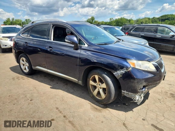 2010 Lexus RX 350 with VIN 2T2BK1BAXAC062846, listed as a Copart auction lot 66280565 with Not provided miles and Clean title. Bid and sale history available at DreamBid. Image 4.