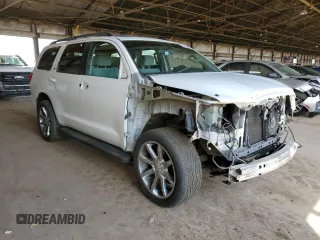 2013 Toyota Sequoia SR5 with VIN 5TDBW5G17DS091225, listed as a Copart auction lot 48523295 with 222,567 mi miles and Salvage Title. Bid and sale history available at carsss.com. Image 4.