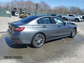 2022 BMW 3 Series 330i xDrive with VIN 3MW5R7J01N8C31647, listed as a Copart auction lot 51417365 with 0 mi miles and Salvage Title. Bid and sale history available at carsss.com. Image 3.
