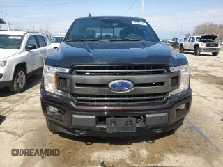 2018 Ford F-150 XL with VIN 1FTEW1EP2JFD57520, listed as a Copart auction lot 47601325 with 65,538 mi miles and Salvage Title. Bid and sale history available at carsss.com. Image 5.