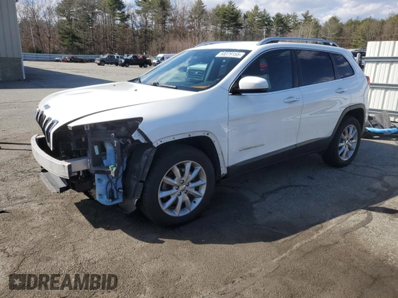 2016 Jeep Cherokee Limited with VIN 1C4PJMDB6GW261526, listed as a Copart auction lot 50379155 with 109,638 mi miles and Salvage title. Bid and sale history available at DreamBid. Image 1.