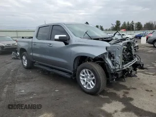 2023 Chevrolet Silverado 1500 LT with VIN 3GCPDKEK1PG262897, listed as a Copart auction lot 87996625 with 11,596 mi miles and Salvage Title. Bid and sale history available at carsss.com. Image 4.