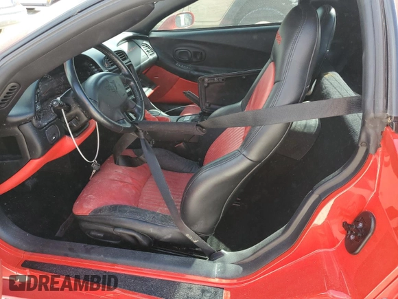 2003 Chevrolet Corvette Z06 with VIN 1G1YY12S835128101, listed as a Copart auction lot 77173944 with 0 mi miles and Salvage Title. Bid and sale history available at carsss.com. Image 7.