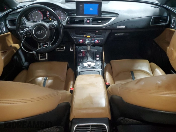 2015 Audi S7 z VIN WAUW2AFC7FN042976, wystawiony jako Copart lot #81947784 z przebiegiem 48 238 mil mil oraz Szkoda całkowita • Salvage title. Historia ofert i sprzedaży dostępna na DreamBid. Obrazek 8.