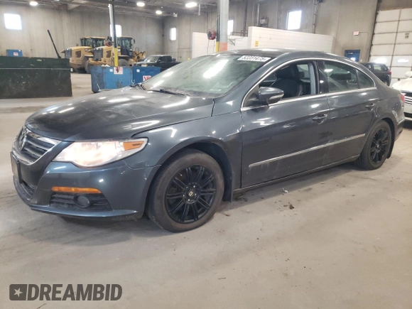 2010 Volkswagen CC Lux with VIN WVWHN7AN4AE533528, listed as a Copart auction lot 52231475 with 138,116 mi miles and Clean Title. Bid and sale history available at carsss.com. Image 1.