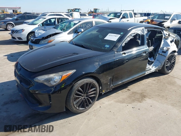 2018 Kia Stinger with VIN KNAE15LA5J6031079, listed as a IAAI auction lot 41137507 with 82,911 mi miles and . Bid and sale history available at DreamBid. Image 21.