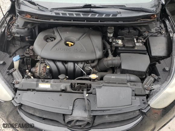 2011 Hyundai Elantra GLS PZEV with VIN 5NPDH4AE9BH002654, listed as a Copart auction lot 52573555 with 154,181 mi miles and Clean Title. Bid and sale history available at carsss.com. Image 11.