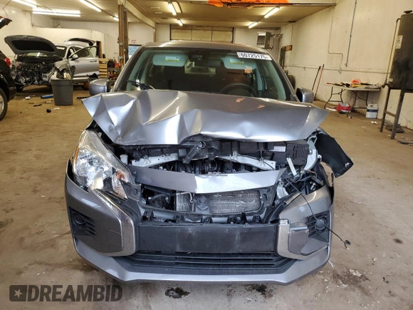 2023 Mitsubishi Mirage ES z VIN ML32FUFJ9PHF03882, wystawiony jako Copart lot #60725175 z przebiegiem 47 173 mil mil oraz Szkoda całkowita • Salvage title. Historia ofert i sprzedaży dostępna na DreamBid. Obrazek 5.