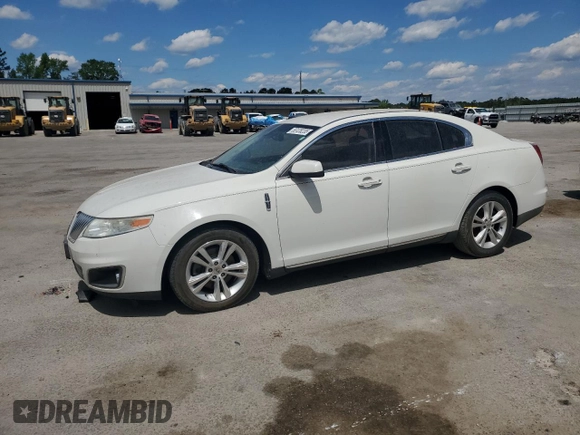 2010 Lincoln MKS with VIN 1LNHL9DR0AG615403, listed as a Copart auction lot 55128235 with 168,209 mi miles and Clean Title. Bid and sale history available at DreamBid. Image 1.