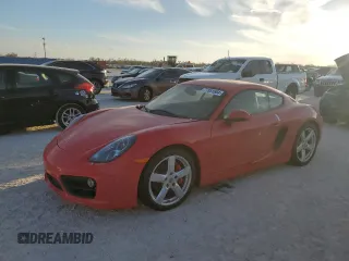 2015 Porsche Cayman S with VIN WP0AB2A80FK184769, listed as a Copart auction lot 77851604 with Not Provided miles and Salvage Title. Bid and sale history available at DreamBid. Image 1.