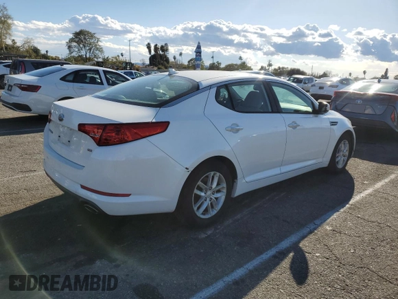 2013 Kia Optima LX with VIN KNAGM4A73D5351416, listed as a Copart auction lot 48434925 with 120,470 mi miles and Clean Title. Bid and sale history available at carsss.com. Image 3.