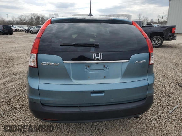 2014 Honda CR-V EX-L with VIN 2HKRM4H75EH665118, listed as a Copart auction lot 52490395 with 0 mi miles and Salvage Title. Bid and sale history available at carsss.com. Image 6.