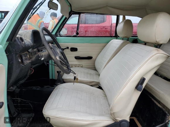 1977 Volkswagen Beetle with VIN 1572044306, listed as a Copart auction lot 63711884 with 45,754 mi miles and Salvage Title. Bid and sale history available at DreamBid. Image 7.