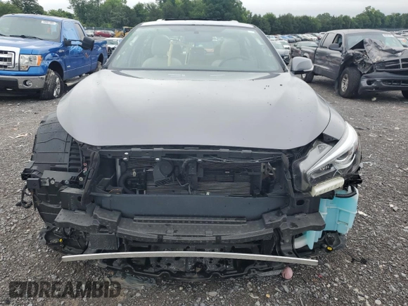 2020 Infiniti Q50 Luxe with VIN JN1EV7AP8LM208073, listed as a Copart auction lot 60069265 with 21,787 mi miles and Salvage title. Bid and sale history available at DreamBid. Image 5.