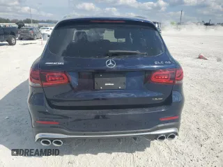 2020 Mercedes-Benz GLC with VIN W1N0G6EB0LF801501, listed as a Copart auction lot 44232655 with 382 mi miles and Salvage Title. Bid and sale history available at carsss.com. Image 6.