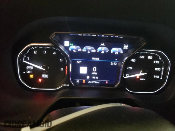 2021 GMC Yukon XL AT4 with VIN 1GKS2HKD7MR309178, listed as a Copart auction lot 69046394 with 30,399 mi miles and Salvage Title. Bid and sale history available at carsss.com. Image 9.