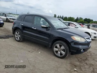 2007 Acura RDX with VIN 5J8TB18207A021570, listed as a Copart auction lot 57716394 with 240,010 mi miles and Salvage Title. Bid and sale history available at carsss.com. Image 4.