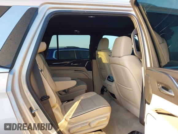 2024 Cadillac Escalade 4WD Premium Luxury with VIN 1GYS4BKL9RR241428, listed as a IAAI auction lot 41996176 with 13,976 mi miles and . Bid and sale history available at DreamBid. Image 8.