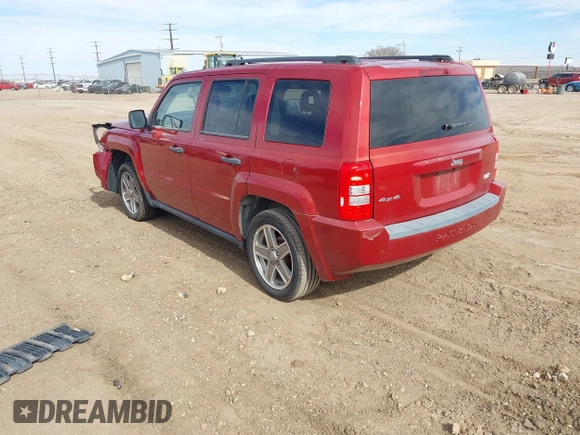 2008 Jeep Patriot Sport with VIN 1J8FF28W58D515280, listed as a IAAI auction lot 41535128 with 160,353 mi miles. Bid and sale history available at carsss.com. Image 3.