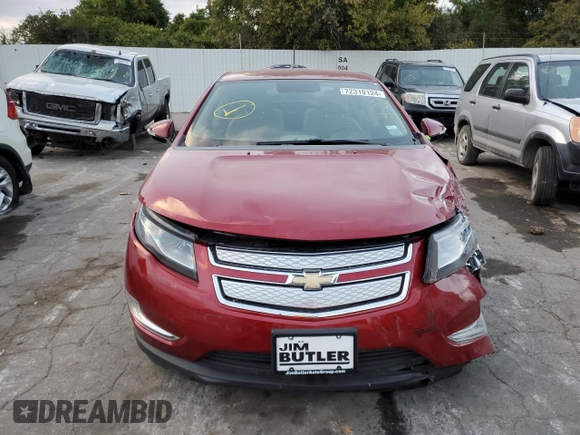 2015 Chevrolet Volt with VIN 1G1RB6E49FU104772, listed as a Copart auction lot 72319124 with 51,271 mi miles and Salvage Title. Bid and sale history available at carsss.com. Image 5.