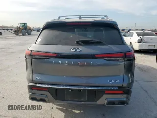 2023 Infiniti QX60 Sensory with VIN 5N1DL1GS6PC331997, listed as a Copart auction lot 50126055 with 37,710 mi miles and Salvage title. Bid and sale history available at DreamBid. Image 6.