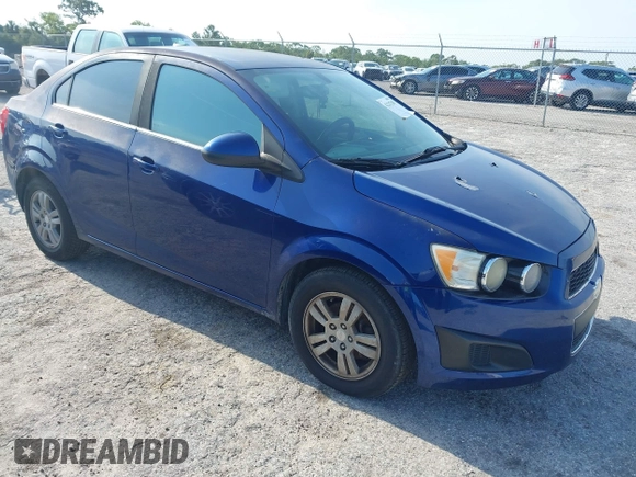 2014 Chevrolet Sonic LT with VIN 1G1JC5SH6E4162431, listed as a IAAI auction lot 42217289 with 172,144 mi miles and . Bid and sale history available at DreamBid. Image 1.