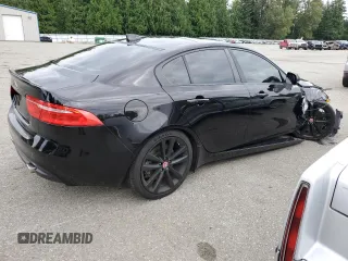 2017 Jaguar XE 35t Prestige with VIN SAJAK4BVXHA948749, listed as a Copart auction lot 68184864 with 59,695 mi miles and Salvage Title. Bid and sale history available at carsss.com. Image 3.