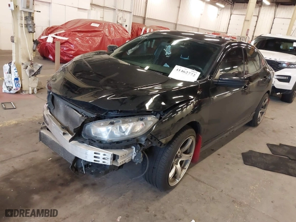2017 Honda Civic Hatchback Sport with VIN SHHFK7H46HU408745, listed as a IAAI auction lot 41462772 with 69,580 mi miles. Bid and sale history available at carsss.com. Image 17.