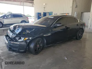 2017 Jaguar XE 25t with VIN SAJAR4BG0HA976668, listed as a Copart auction lot 46775785 with 86,416 mi miles and Salvage Title. Bid and sale history available at carsss.com. Image 1.